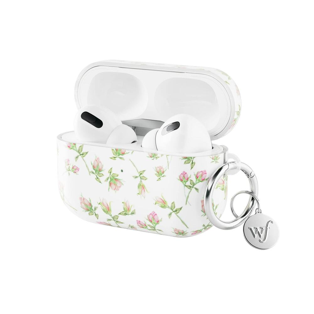 Apple AirPods Protective Case Transparent Embedded Dried  flowers Daisy Travel